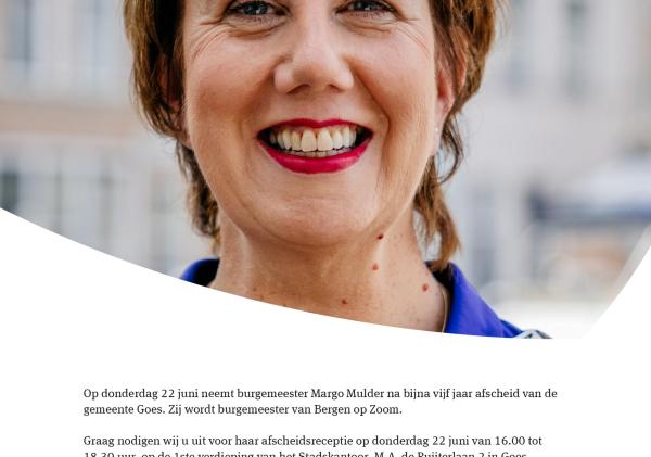 Afscheid burgemeester Margo Mulder