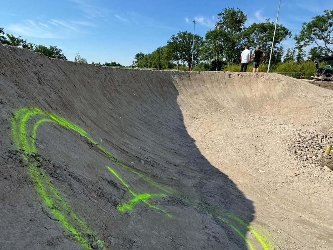 Urban sportpark aanleg