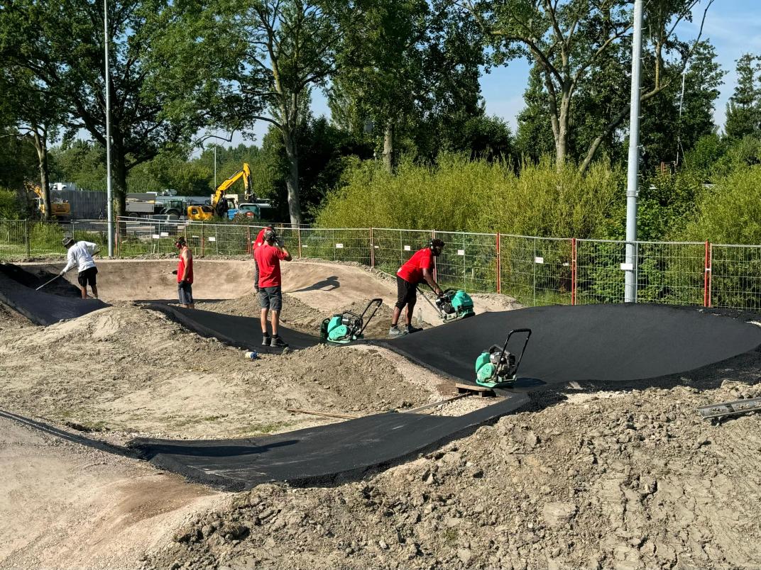 Urban sportpark aanleg